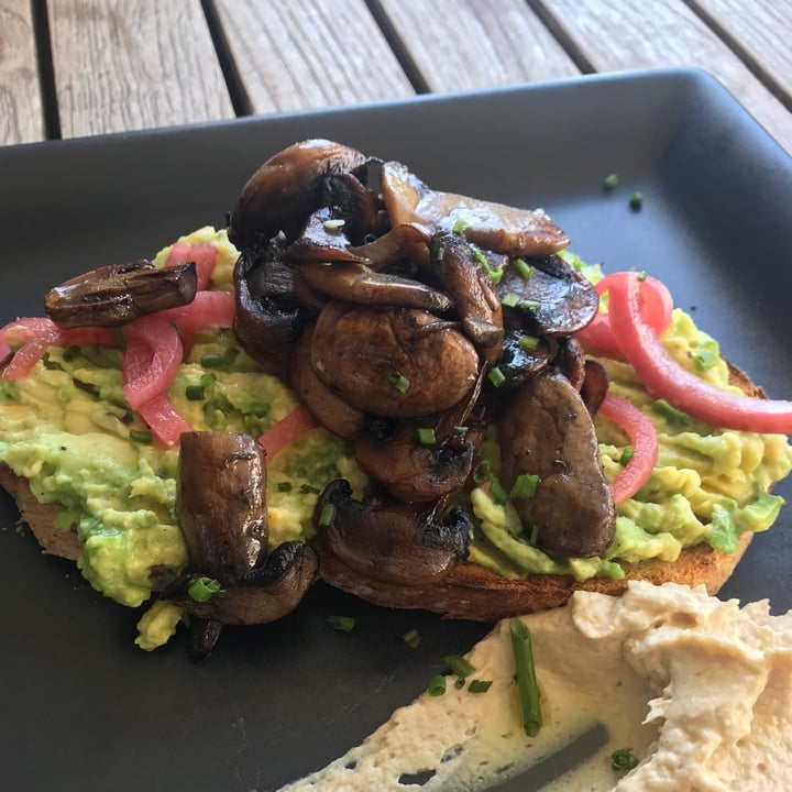 review photo of Red Sofa Café Avo on Toast (with Thyme Mushrooms) shared by @murielgravenor on 21 May 2021 - review
