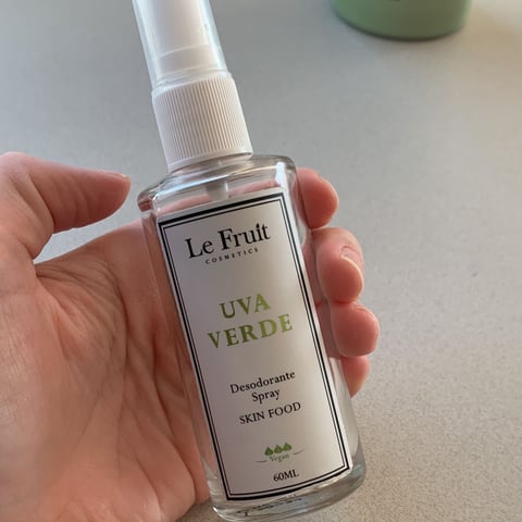 Le fruit Cosmetics Desodorante Spray Uva Verde Reviews | abillion