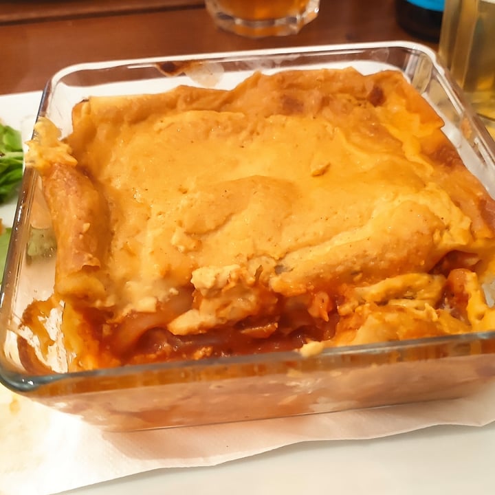 photo of The Judgy Vegan café & bar lasagne shared by @theroseintheglobe on  22 May 2022 - review