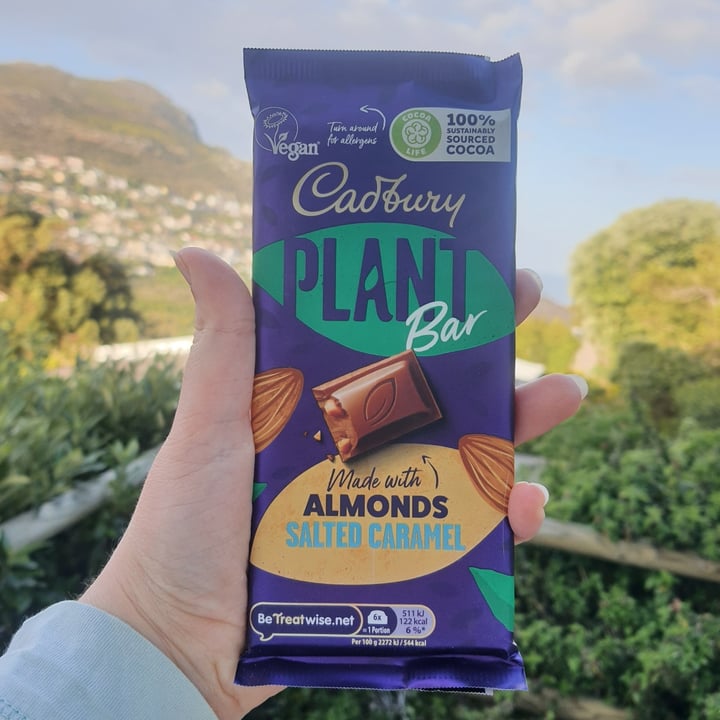 review photo of Cadbury Plant Bar Salted Caramel made with Almonds shared by @caitell on 05 Sep 2022 - review