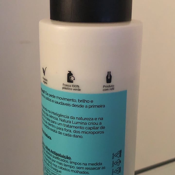 review photo of Natura Lumina shampoo liso natural shared by @rchls on 28 Jul 2022 - review