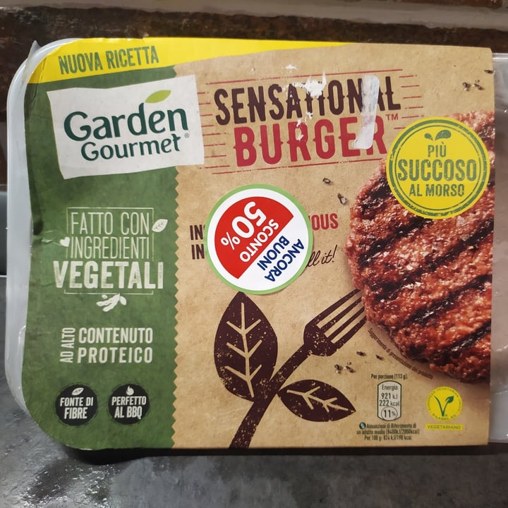 photo of Garden Gourmet Sensational Burger shared by @elleipa on  25 Jul 2021 - review