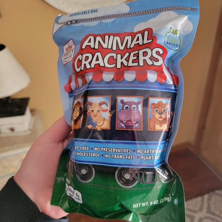 photo of Happy Snacks Animal Crackers shared by @veganwildflower on  02 Apr 2022 - review