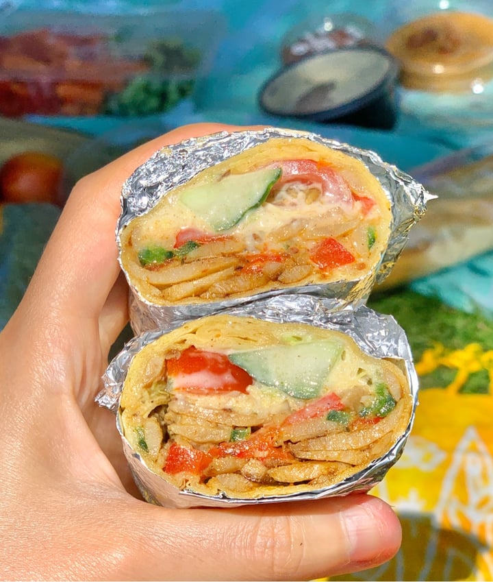 review photo of Jumbo Veggie Chef Shoarma Reepjes shared by @squeezemytofu on 11 Aug 2020 - review