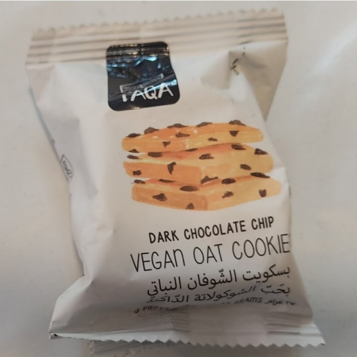 photo of Taqa Vegan Oat Cookies (Dar Chocolate Chip) shared by @elrayaxxx on  19 Sep 2021 - review