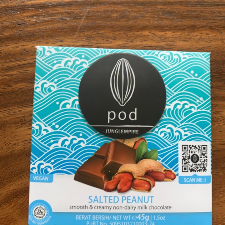 photo of Pod Chocolate Salted peanut shared by @giveafudge2day on  23 May 2020 - review