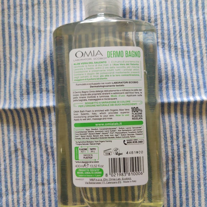 review photo of Omia Laboratoires Dermo Bagno All'aloe Vera shared by @luneidi on 13 Apr 2022 - review