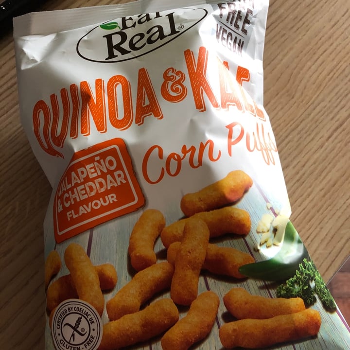 photo of Eat Real Jalapeno & Cheddar Quinoa Puffs shared by @berry-vegan on  08 Mar 2020 - review