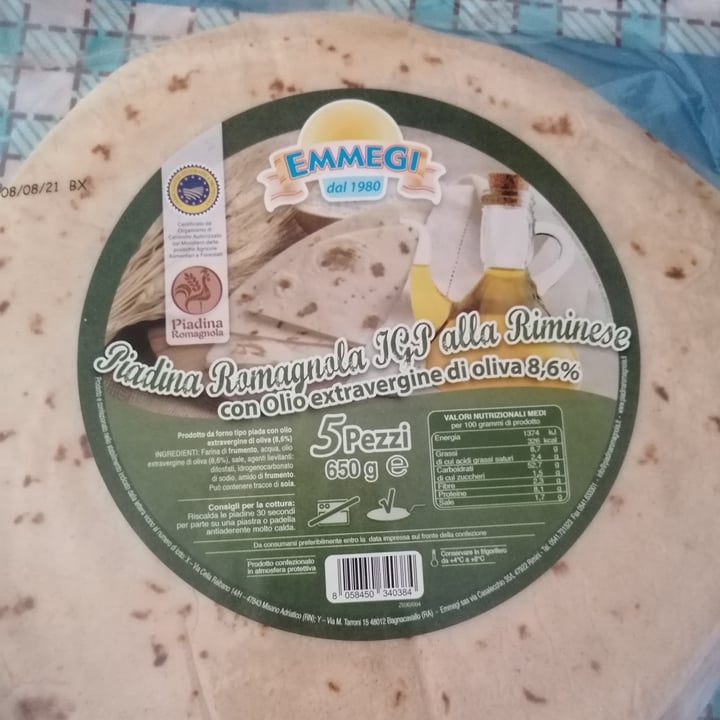 photo of Emmegi Piadina shared by @clap95 on  27 Jun 2021 - review