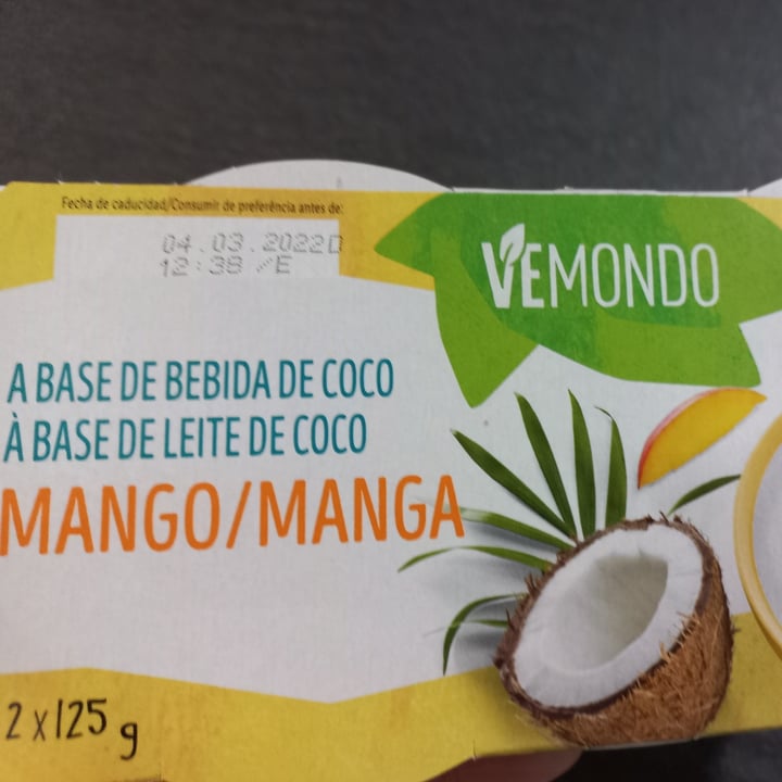 photo of Vemondo Bio coconut mango shared by @amoresvegan on  22 Feb 2022 - review