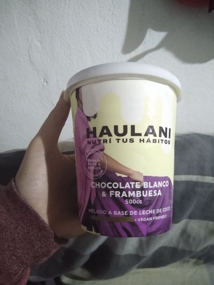 photo of Haulani Helado de Chocolate Blanco y Frambuesas shared by @mab on  01 Jun 2020 - review