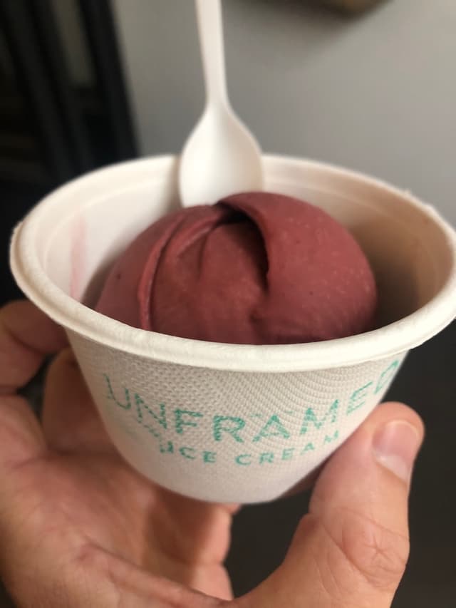 Photo of the dish “Beetroot, Chocolate & Ginger Icecream”