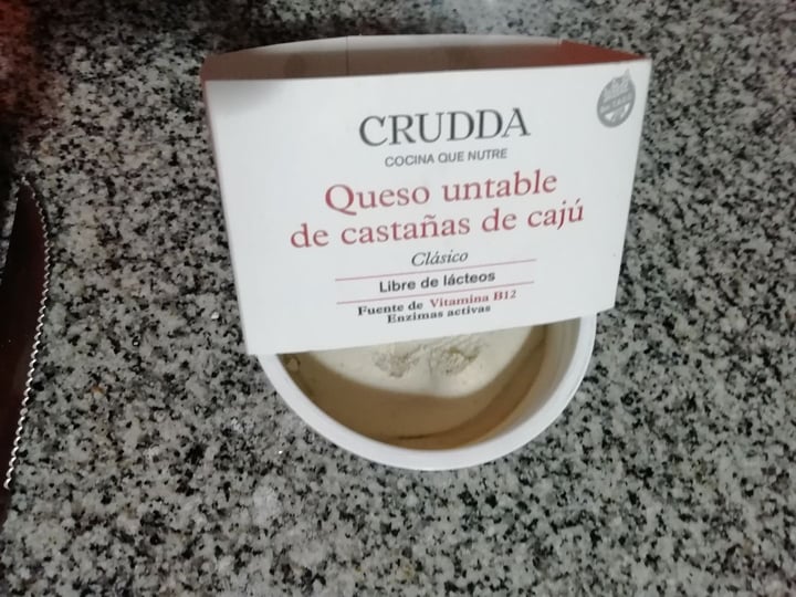 photo of Crudda Queso Untable de Castañas de Caju shared by @sonialo on  21 Feb 2020 - review