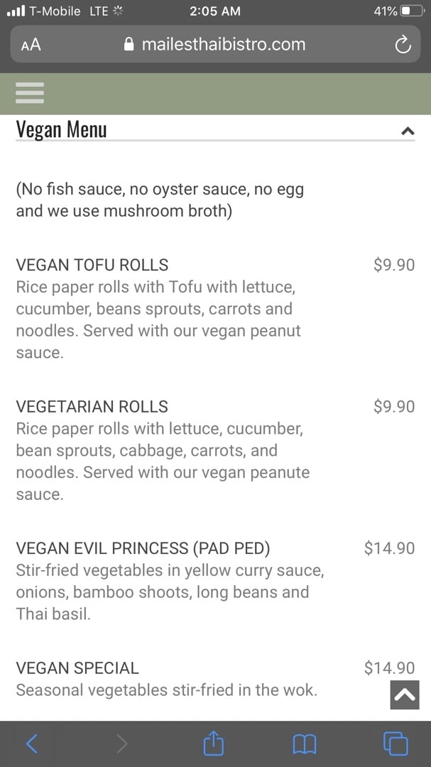 review photo of Maile’s Thai Vegan Yellow Curry shared by @poisonsuemac on 07 Mar 2020 - review