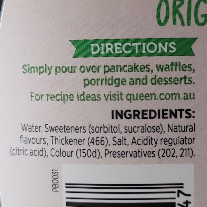 photo of Queen Sugarfree Maple Syrup shared by @ranelle on  11 Jun 2021 - review