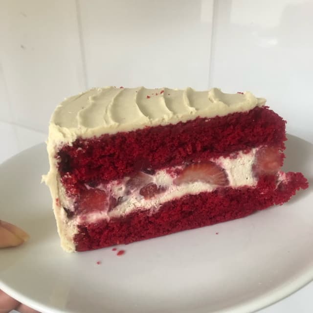 Photo of the dish “Bolo Red Velvet Vegano”