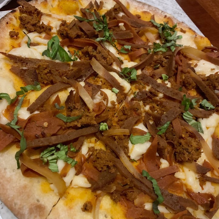 photo of Crave American Kitchen & Sushi Bar Vegan Meat Flatbread shared by @stphsmth on  10 Dec 2018 - review