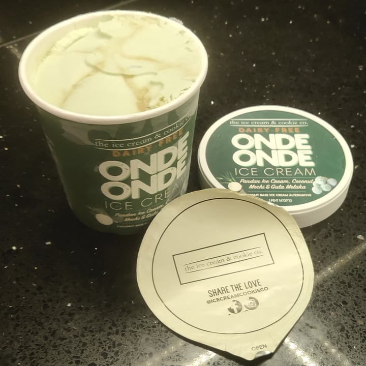 photo of The Ice Cream & Cookie Co Dairy-free Onde Onde Ice Cream shared by @amazinganne on  25 Aug 2020 - review