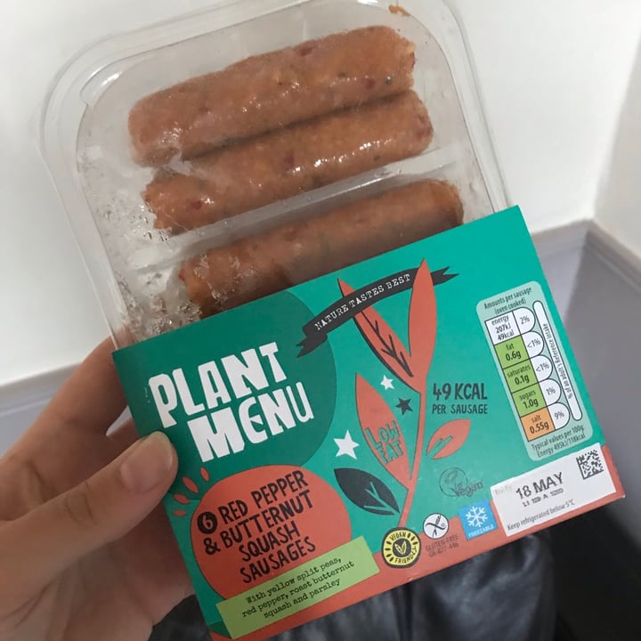 photo of ALDI Red Pepper and Butternut Sausages shared by @emsharlow on  21 May 2020 - review