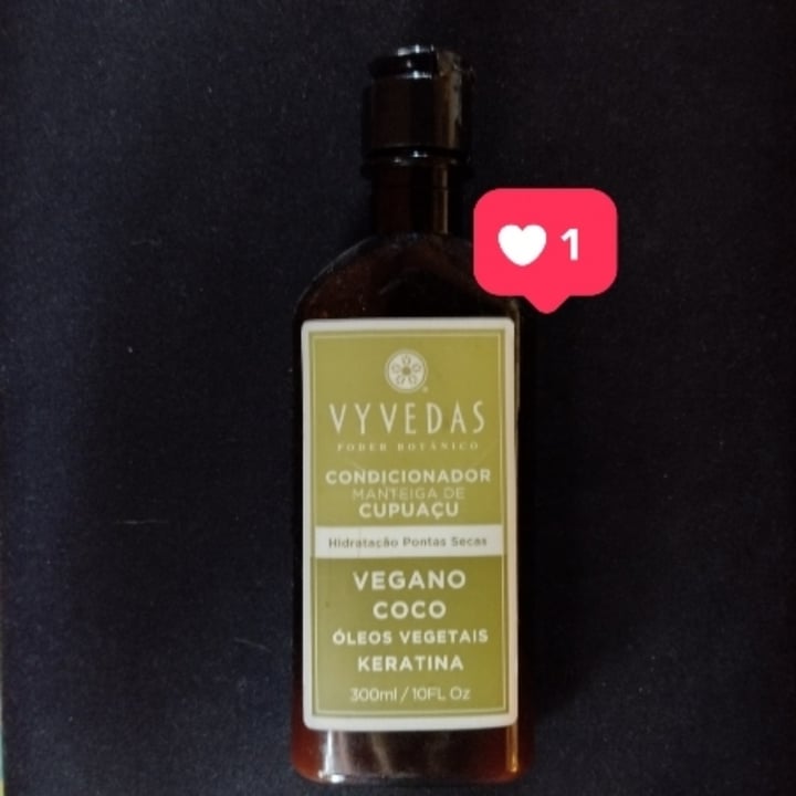 photo of Vyvedas Condicionador Cupuaçu Coco Óleos Vegetais E Keratina shared by @simnaotalvez on  04 Jun 2022 - review