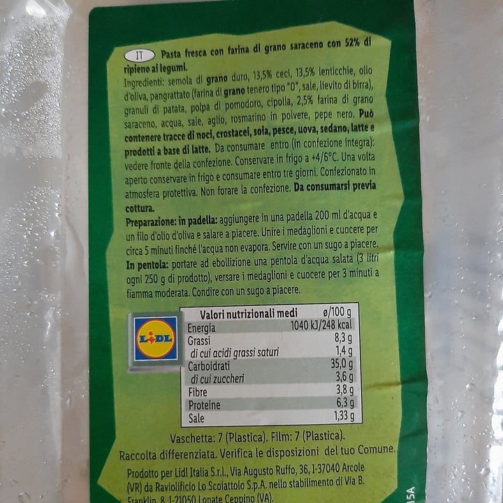 review photo of Vemondo Medaglioni Ai Legumi shared by @saracacciatore on 27 Mar 2022 - review