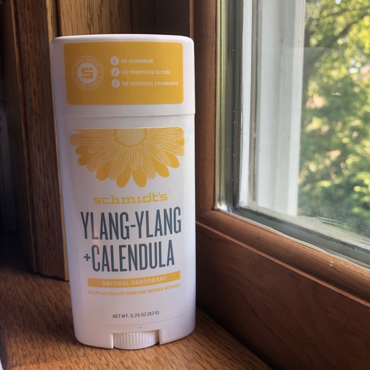 photo of Schmidt's Ylang Ylang & Calendula Deodorant Stick shared by @ilovegoats on  01 Jul 2020 - review
