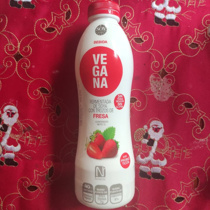 review photo of Soy vital Bebida Vegana Sabor Fresa shared by @carope02 on 31 May 2022 - review