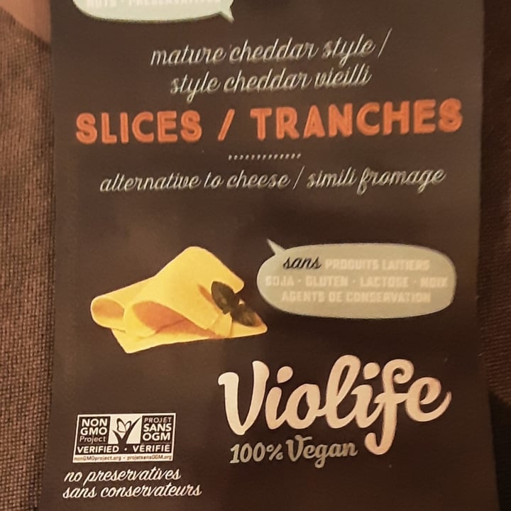 photo of Violife Cheddar Slices shared by @momarkham on  13 Jun 2021 - review