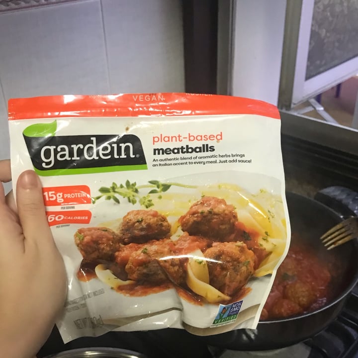 photo of Gardein Plant-Based Meatballs shared by @mariaubergine on  05 Mar 2022 - review