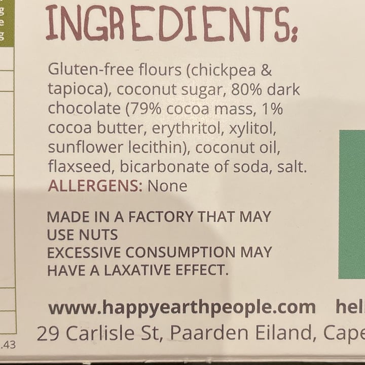 review photo of Happy Earth People Dark Choc Chip Cookies shared by @greenmomlife on 30 Jul 2022 - review