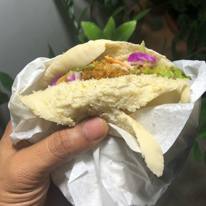 review photo of El Baghl Eggplant Falafel Sandwitch shared by @skepticphytophile on 17 Jul 2022 - review