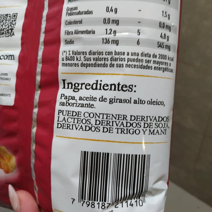 photo of Quento Snacks Papas fritas sabor salame shared by @v3r0nic4 on  28 Feb 2021 - review