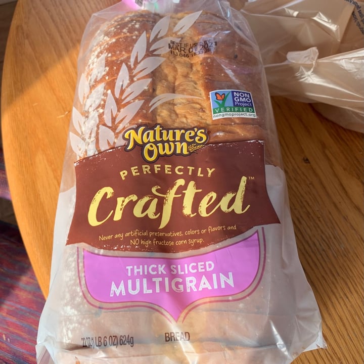 photo of Nature's Own Perfectly Crafted Multigrain Bread shared by @allhess on  21 Feb 2021 - review
