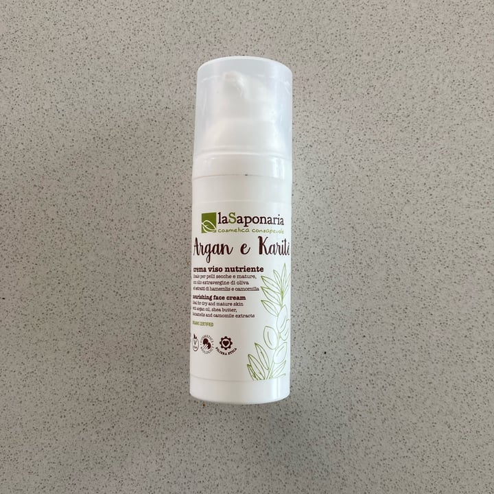 photo of La Saponaria Crema viso nutriente Argan e Karité shared by @helenax on  25 Jan 2022 - review