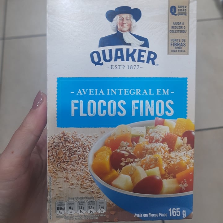 review photo of Quaker Aveia em Flocos Finos shared by @fabianerocha on 06 May 2022 - review