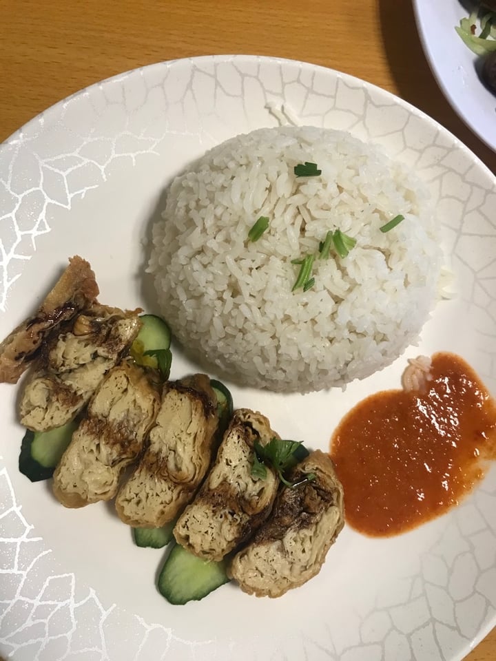 photo of Green Bliss Habitat Vegetarian chicken rice shared by @veggieoty on  09 Feb 2020 - review
