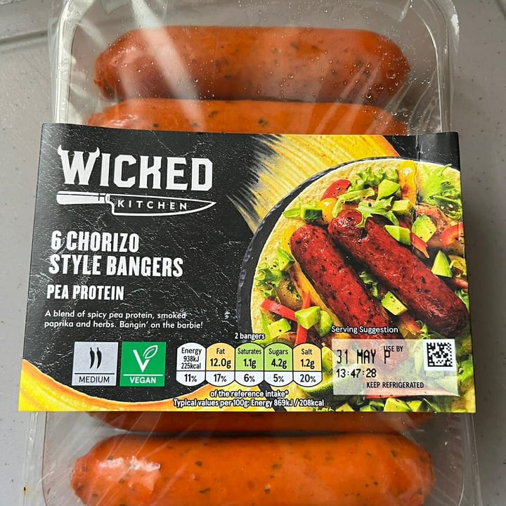 photo of Wicked 6 Chorizo-Style Bangers shared by @newforest on  28 May 2022 - review