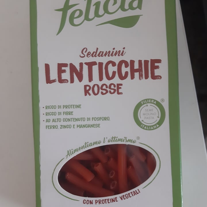 photo of Felicia Sedanini lenticchie rosse shared by @aledenobile on  02 Sep 2022 - review