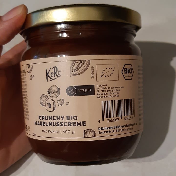 review photo of Koro crema alle nocciole e cacao crhunchy shared by @saradpls on 07 Sep 2022 - review