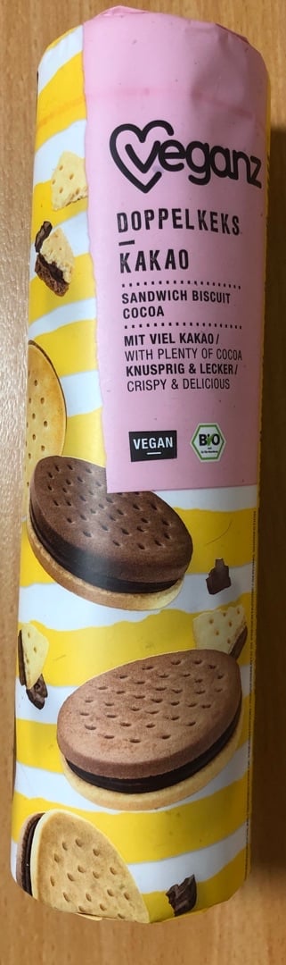 photo of Veganz Doppelkeks Kakao Sandwich Biscuit shared by @ornabu on  20 Jan 2020 - review
