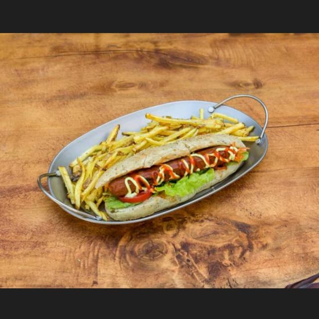 菜肴“Hot Dog”的照片