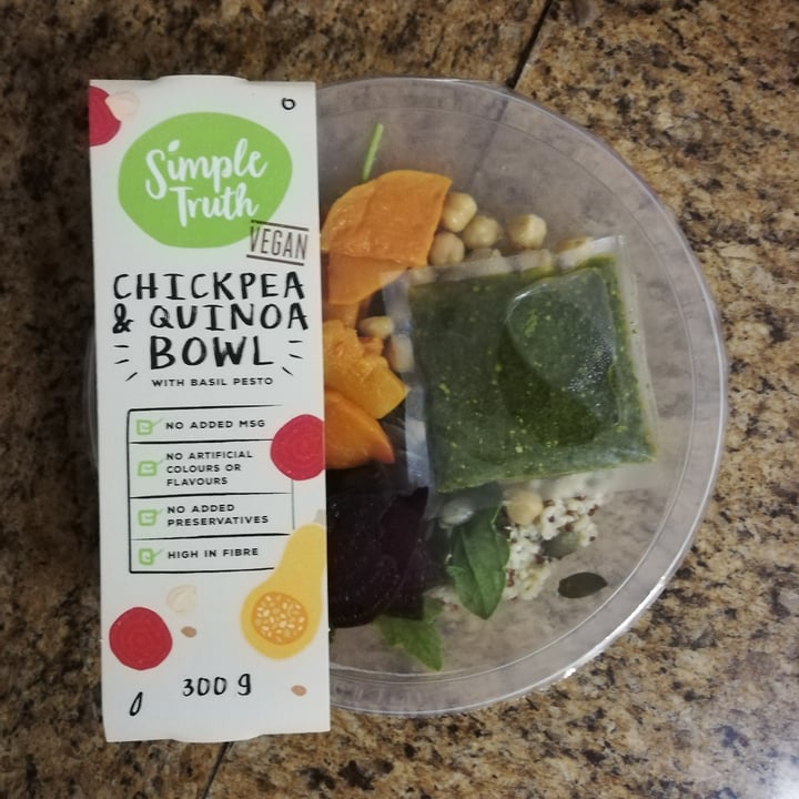 photo of Simple Truth Chickpea and Quinoa bowl shared by @sabineb on  05 Mar 2021 - review
