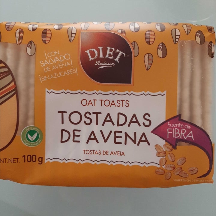 photo of Diet Rádisson Tostadas De Avena shared by @natalysave on  14 Jun 2020 - review