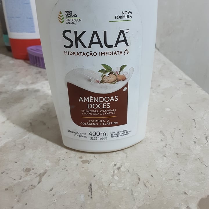 review photo of Skala Creme Hidratante Corporal Amêndoas Doces shared by @bebelleolivie on 02 May 2022 - review