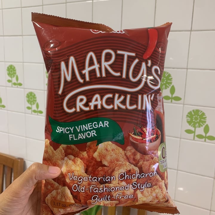 photo of Oishi Marty's Cracklins Vegetarian Chicharons shared by @rraaaaccchhh on  14 Mar 2021 - review