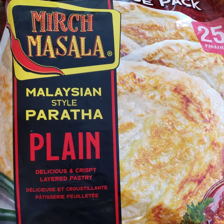 photo of Mirch Masala Malaysian-style Paratha shared by @veganlifestyles on  28 Jun 2021 - review
