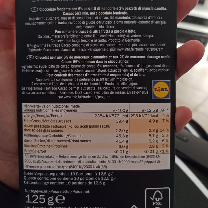review photo of J. D. Gross Almond & Orange 56% cacao shared by @camillavergani on 06 Apr 2022 - review