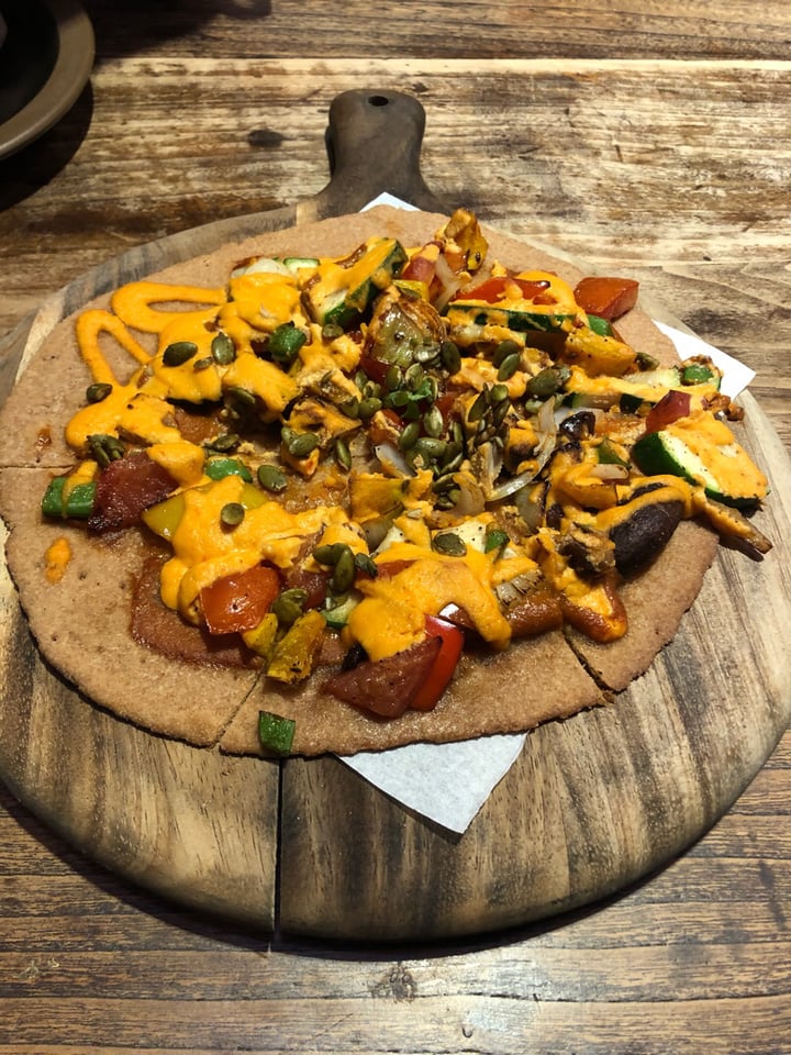 photo of The Living Cafe Veggie delight pizza shared by @shraddha on  02 Jul 2019 - review