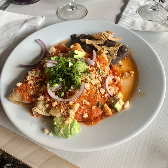 Photo of the dish “Enchiladas De Yaca”