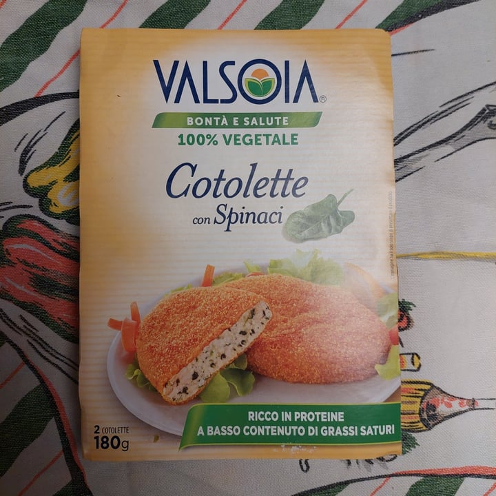 photo of Valsoia Cotolette con spinaci shared by @mpaulamanuele on  19 Mar 2022 - review